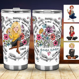God Says You Are Faith Bible Verse - Personalized Tumbler