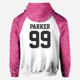 Football Mom Croquette - Personalized Football All Over Shirt