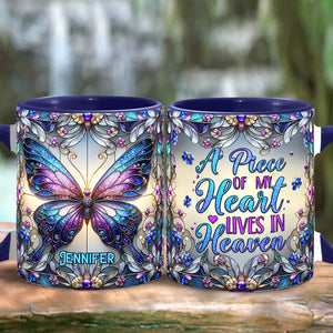 A Big Piece Of My Heart - Personalized Memorial Accent Mug