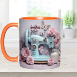 Sewing Machine - Personalized Sewing Accent Mug