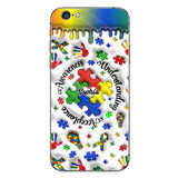 Sensibilisation à l'autisme - Coque de téléphone personnalisée pour la sensibilisation à l'autisme