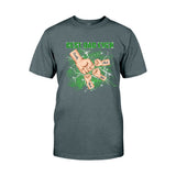 Bootleg Father & Kids Fist Bump - Personalized Father T-shirt And Hoodie