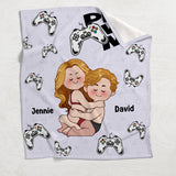 Play With Me - Personalized Video Game Blanket