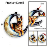 I Love My Dog - Personalized Dog Ornament