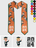 Caricature Funny Character - Personalized Graduation Graduation Stole