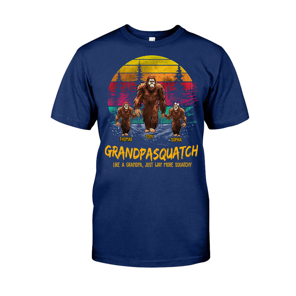 Papasquatch - Personalized Father T-shirt And Hoodie