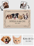 Dogs Cats Pets & Co. - Personalized Dog Doormat