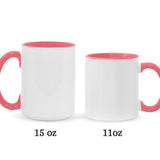 Blessed To Be Called - Personalized Grandma Accent Mug