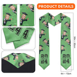 Caricature Funny Character - Personalized Graduation Graduation Stole