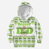 Dopest Dad Ever - Personalized Father All Over Shirt