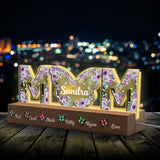 Butterfly Mother - Personalized Mother Custom LED Night Light