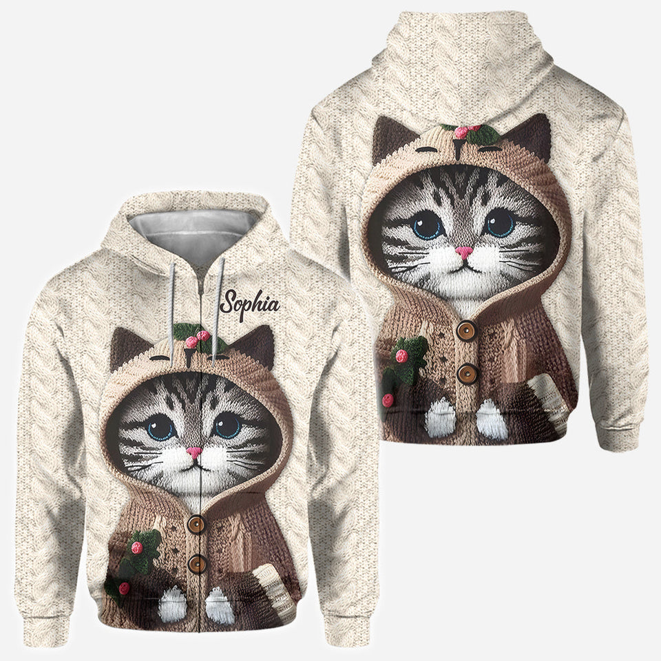 Cute Cat - Personalized Cat All Over Shirt