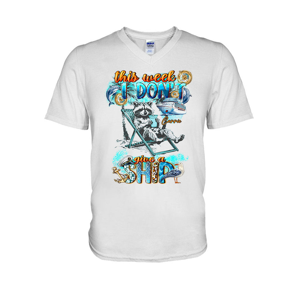 This Week I Don't Give A Ship Feral Girl Summer - Personalized Cruising T-shirt And Hoodie