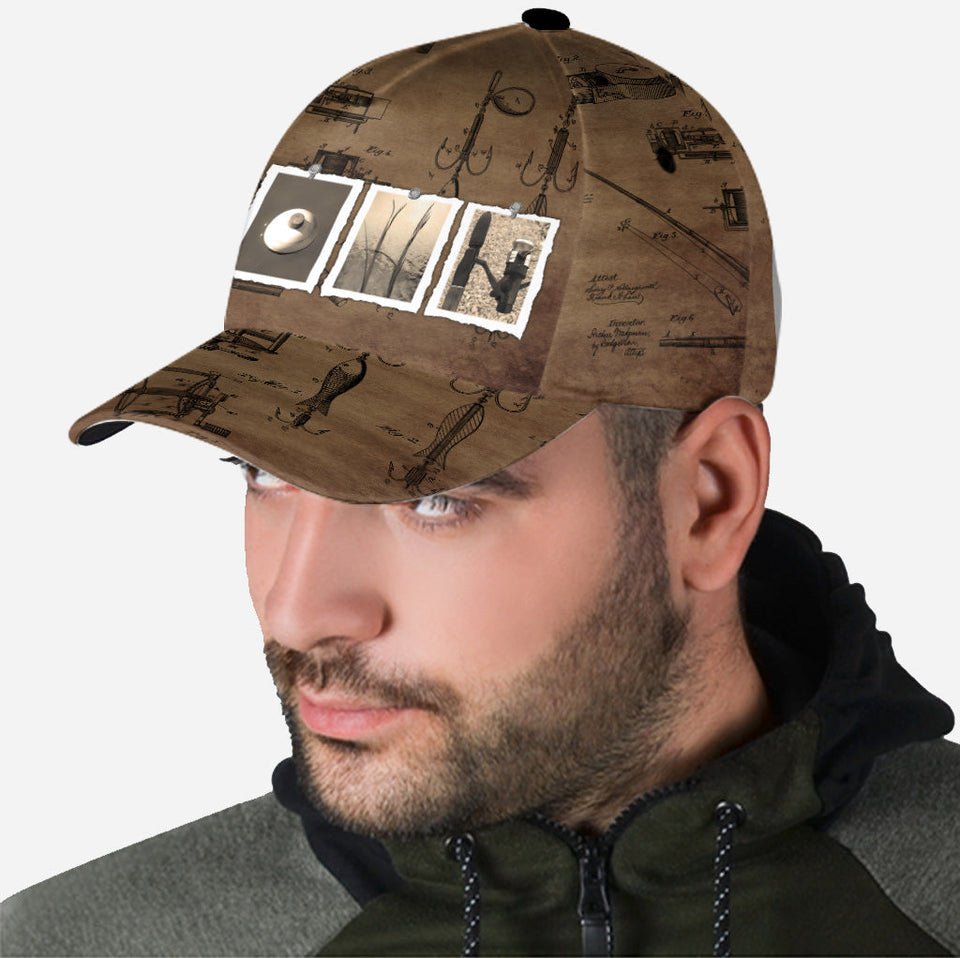 Vintage Fishing Custom Name - Personalized Fishing Classic Cap