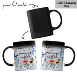Any Title Coffee Cup Botanical Floral Style - Personalized Mother Mug