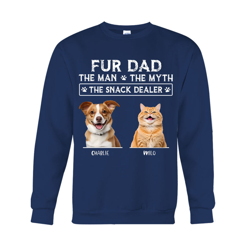 Fur Dad - Personalized Dog T-shirt And Hoodie