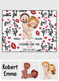 I Love You - Personalized Couple Jigsaw Puzzle