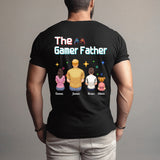 The Gamer Dad Gaming Father Any Title - Personalized Video Game T-shirt and Hoodie