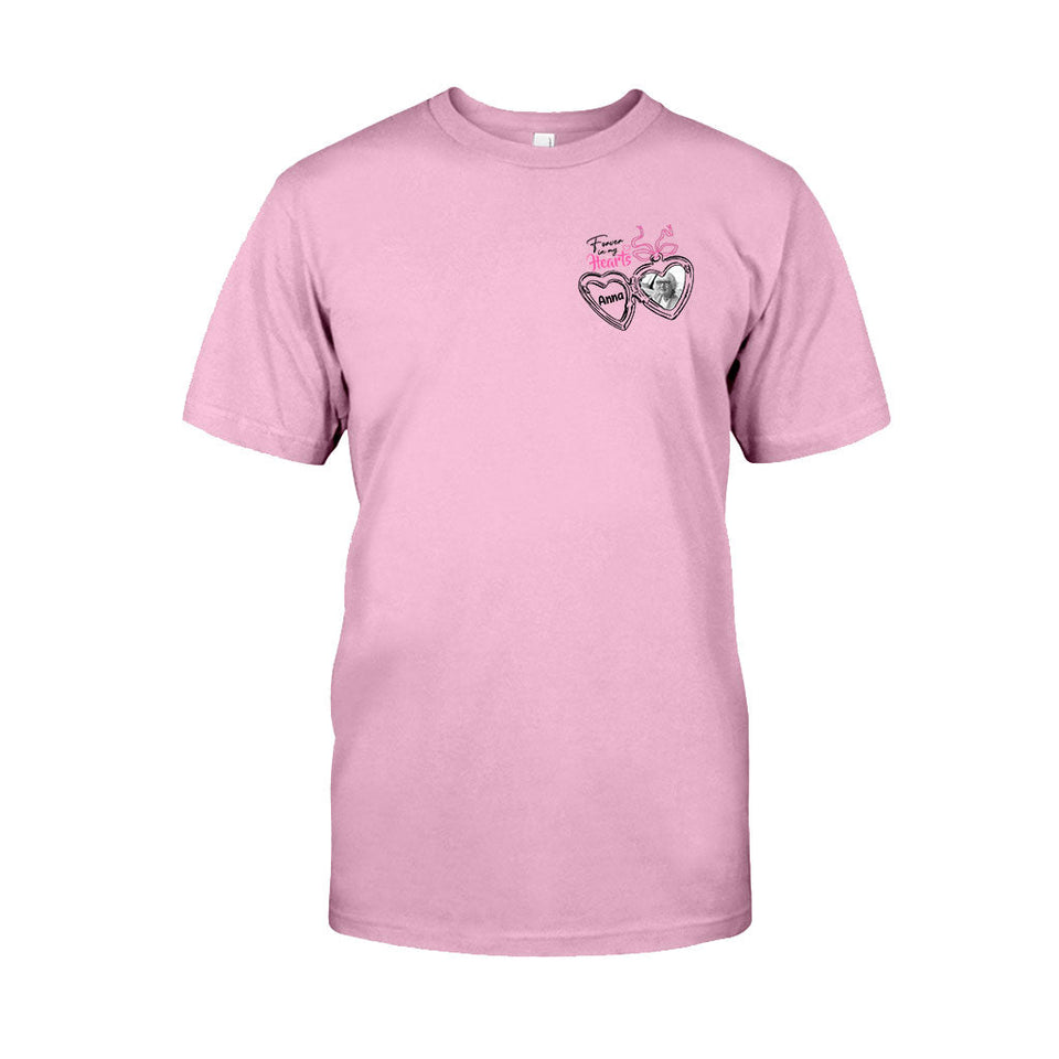 Forever In My Heart - Personalized Memorial T-shirt And Hoodie