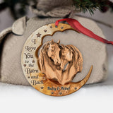 From Our First Kiss - Personalized Horse Ornament