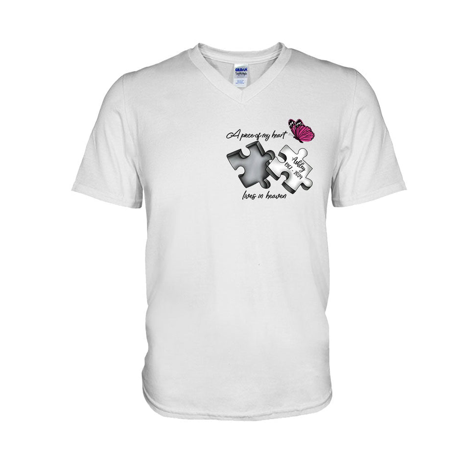 Toujours dans mes pensées, à jamais dans mon cœur - T-shirt et sweat à capuche commémoratifs personnalisés