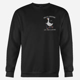 Silly Goose Sweatshirt Embroidered - Personalized Sarcasm Embroidered Sweater