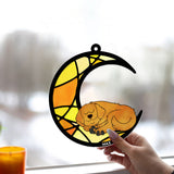I Will Miss You Forever - Personalized Dog Window Hanging Suncatcher Ornament
