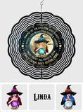Smoke Of Air And Fire And Earth - Personalized Witch Wind Spinner
