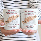 The Only Thing Better Than Being Your Fath? Is Watching You Be A Dad - Personalized Father Mug