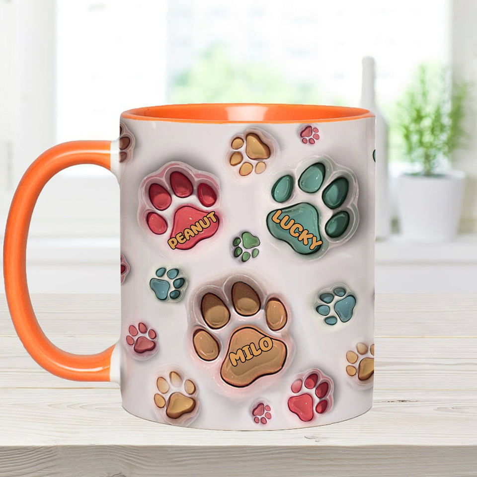 Best Dog Mom Dog Dad Cat Mom Cat Dad Ever - Personalized Dog Accent Mug