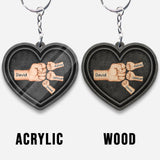 Best Dad/ Grandpa/ Papa... Ever - Personalized Father Keychain