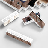 And So Together They Built The Life They Loved - Personalized Family One-sided Horizontal Rectangle Building Brick Blocks