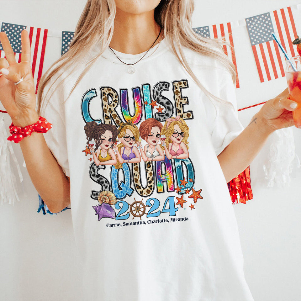 Cruise Squad 2024 - Personalized Cruising T-shirt And Hoodie