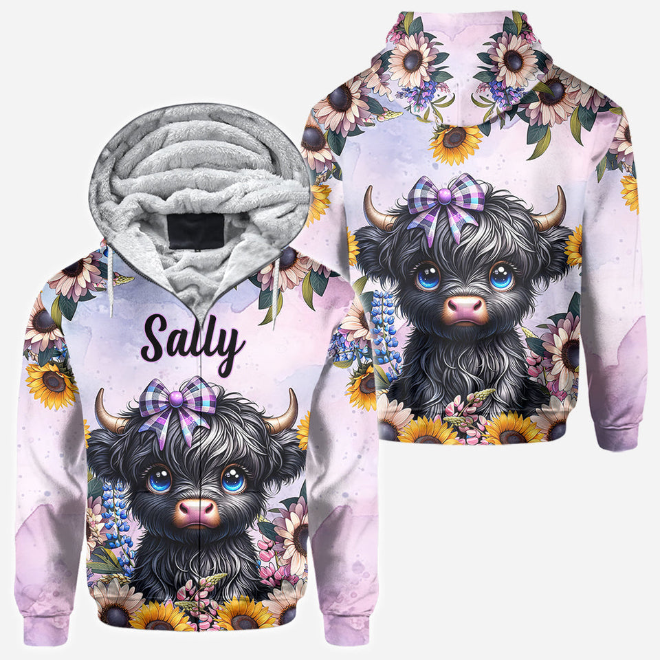 Cute Little Cow - Personalized All Over Shirt