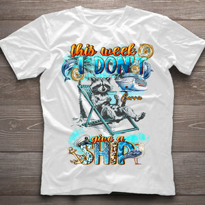 This Week I Don't Give A Ship Feral Girl Summer - Personalized Cruising T-shirt And Hoodie