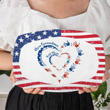 First Mom Now Grandma - Personalized Grandma Plate