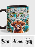 Sassy Highland Cow - Personalized Accent Mug