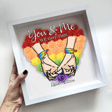 We Got This - Personalized LGBT Support Custom Shaped Flower Shadow Box