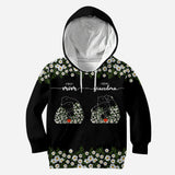 First Mom Now Grandma Bear Daisy - Personalized Grandma All Over Shirt