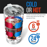 Be My Valentine - Personalized Couple Tumbler