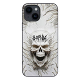 Beautiful White Skeleton - Personalized Skull Phone Case