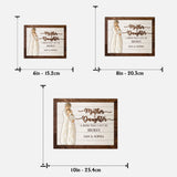 A Bond That Can't Be Broken - Personalized Mother 2 Layered Wood Sign / Wood Plaque