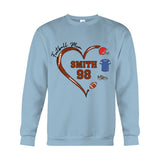 Football Mom - Personalized Football T-shirt And Hoodie
