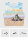 Love Turtles - Personalized Turtle Crop Tank Top