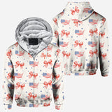 Coquette American Girl - Personalized Independence Day/ 4th of July All Over Shirt