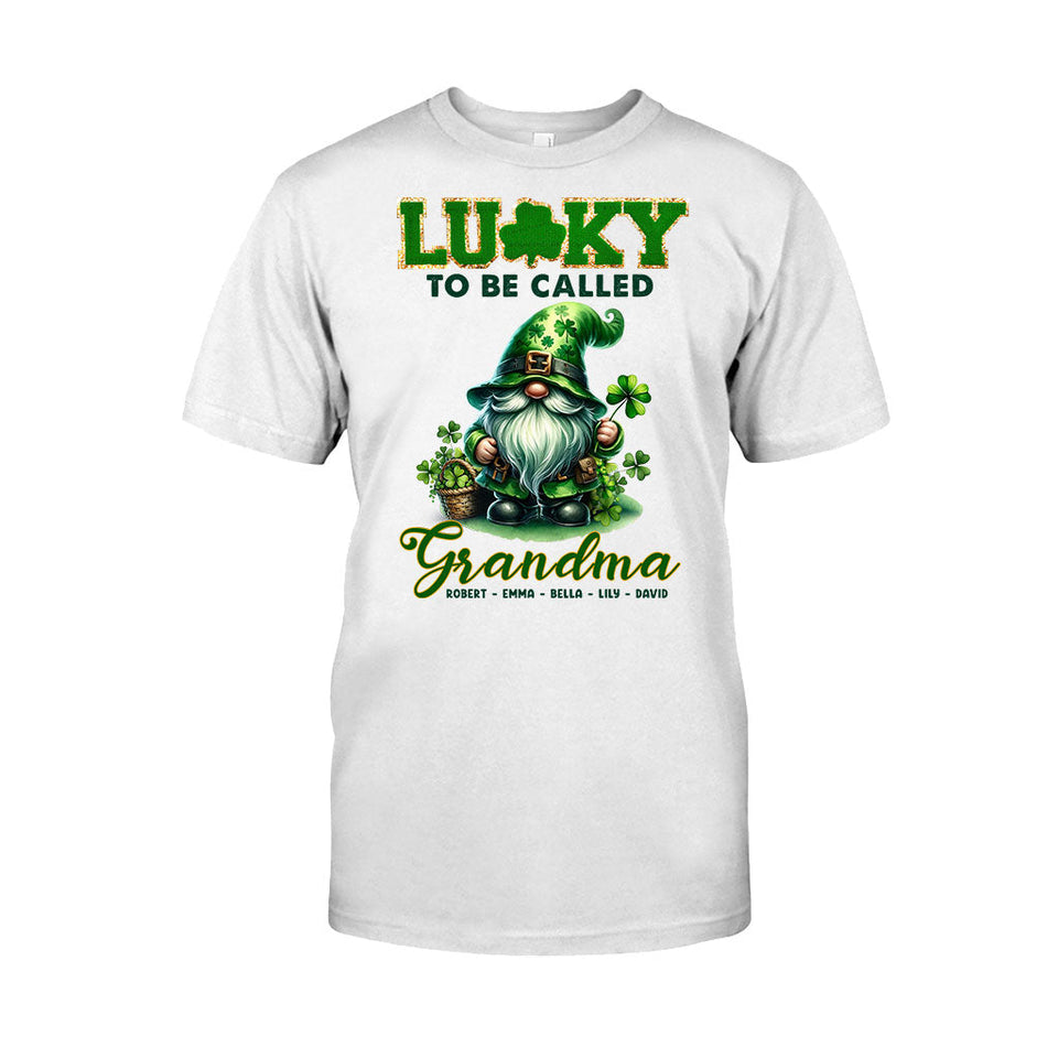 Lucky To Be Called Nana/ Mimi... - Personalized Grandma T-shirt And Hoodie