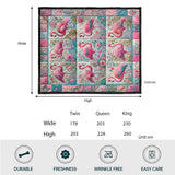Beautiful Flamingo - Personalized Flamingo Quilt