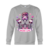 Mom Life - Personalized Skull T-shirt And Hoodie