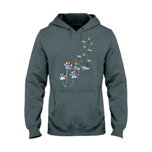 Dog Mom/ Cat Mom/ Pet Mom Colorful Dandelion - Personalized Dog T-shirt And Hoodie