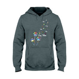 Dog Mom/ Cat Mom/ Pet Mom Colorful Dandelion - Personalized Dog T-shirt And Hoodie